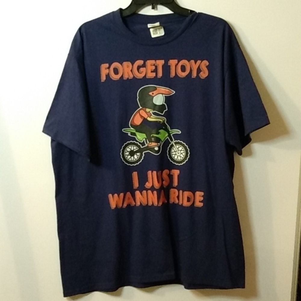 Port and Company T-shirt, sz XL, Navy Orange, NWT